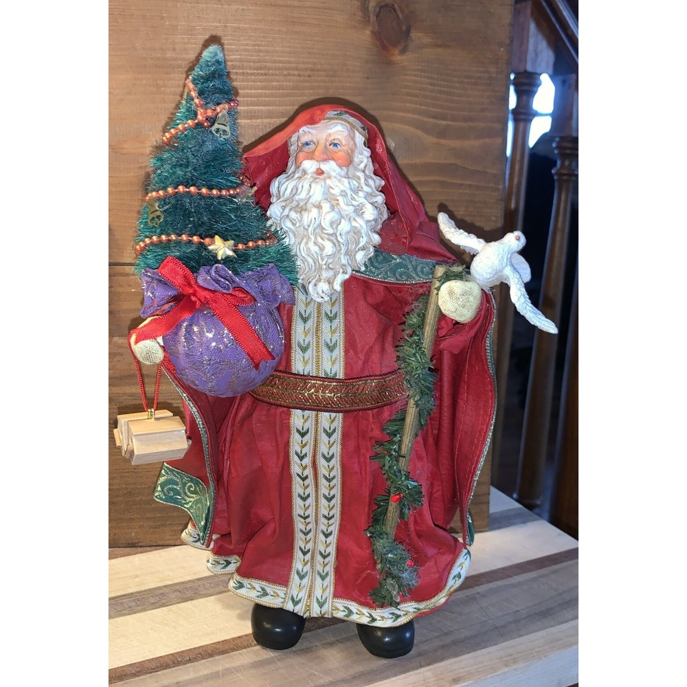 Vtg.POSSIBLE‎ DREAMS "THE TREE PLANTER" CLOTHIQUE ORIGINAL SANTA WITH DOVE 1993